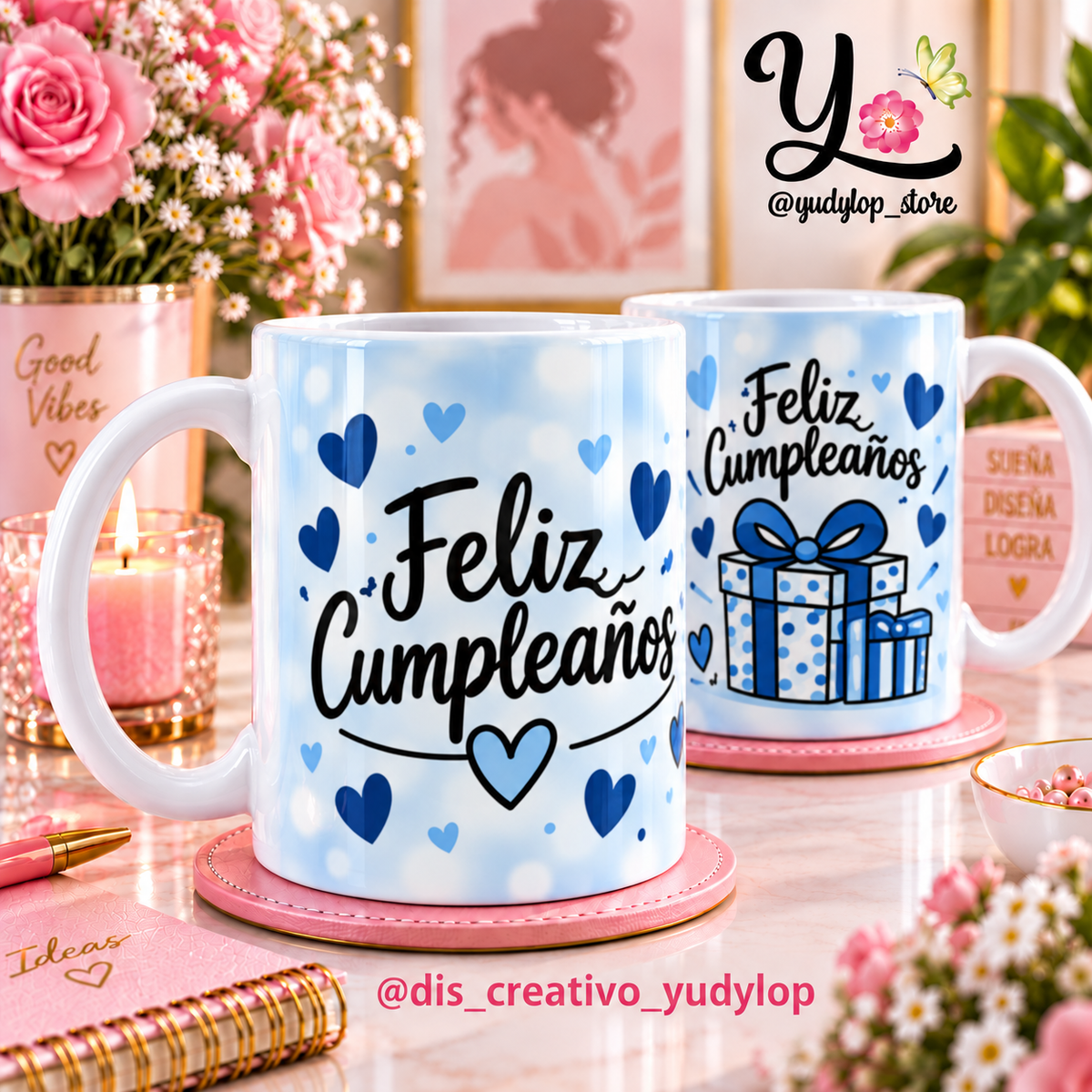 Diseños gratis para ti: un regalo de Yudylop