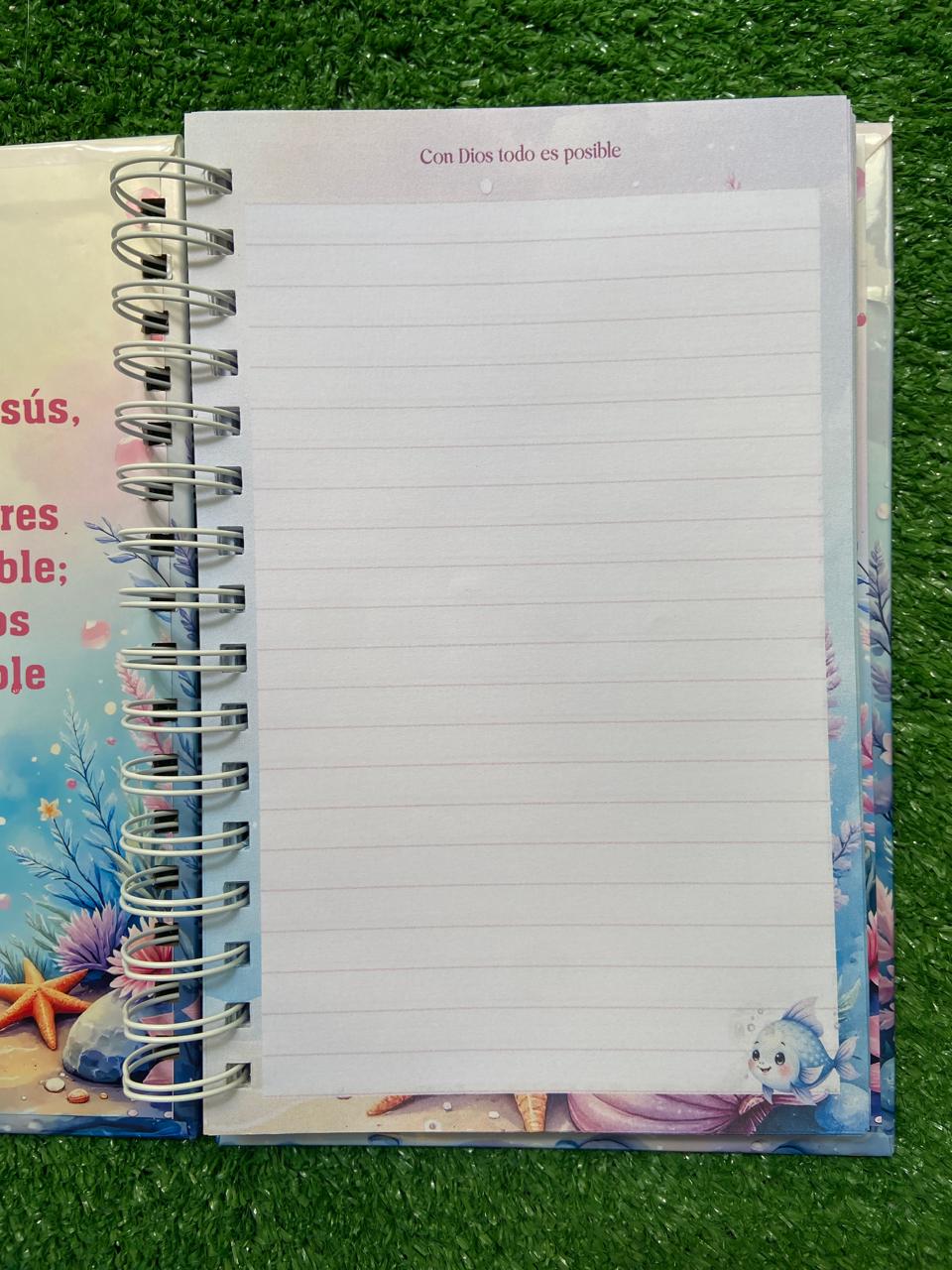 Libreta con Dios Todo Es Posible