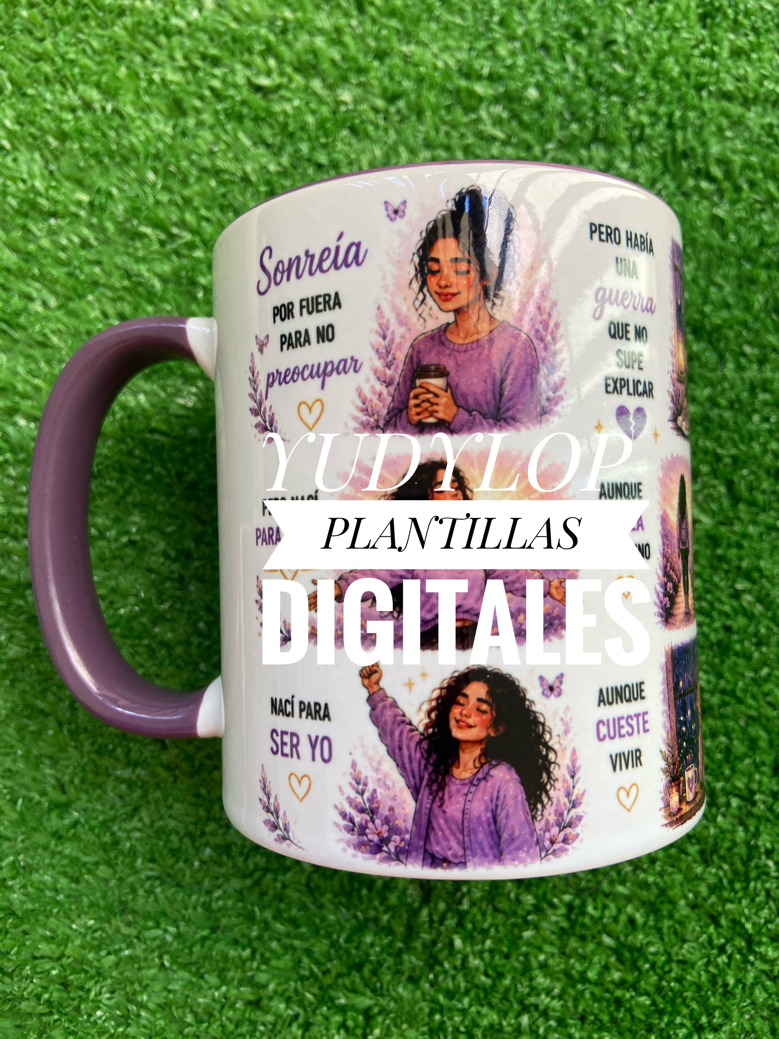 Plantillas para Tazas Canción "Nací para Ser Yo"  Lia Monroe