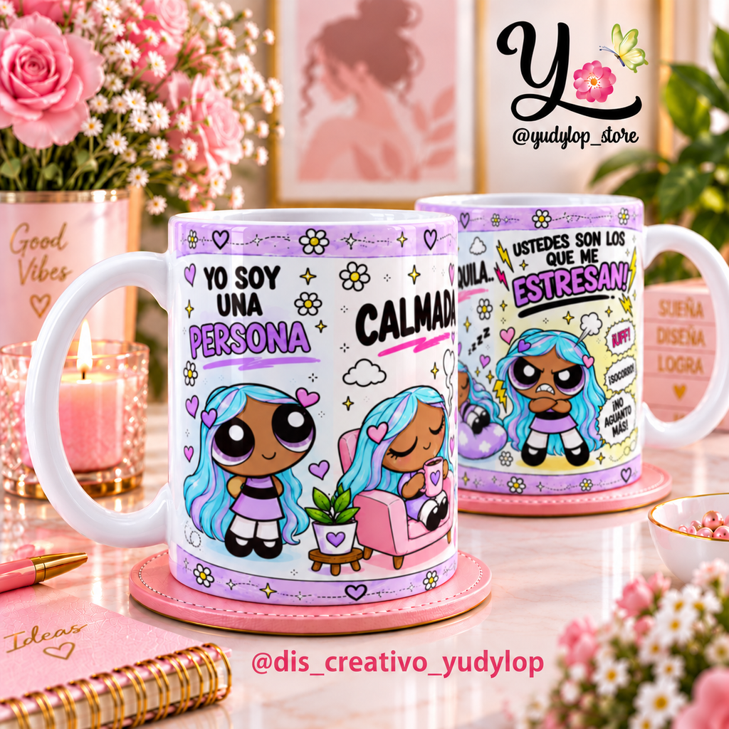 Producto digital para tazas Dulce y Calmada CHS