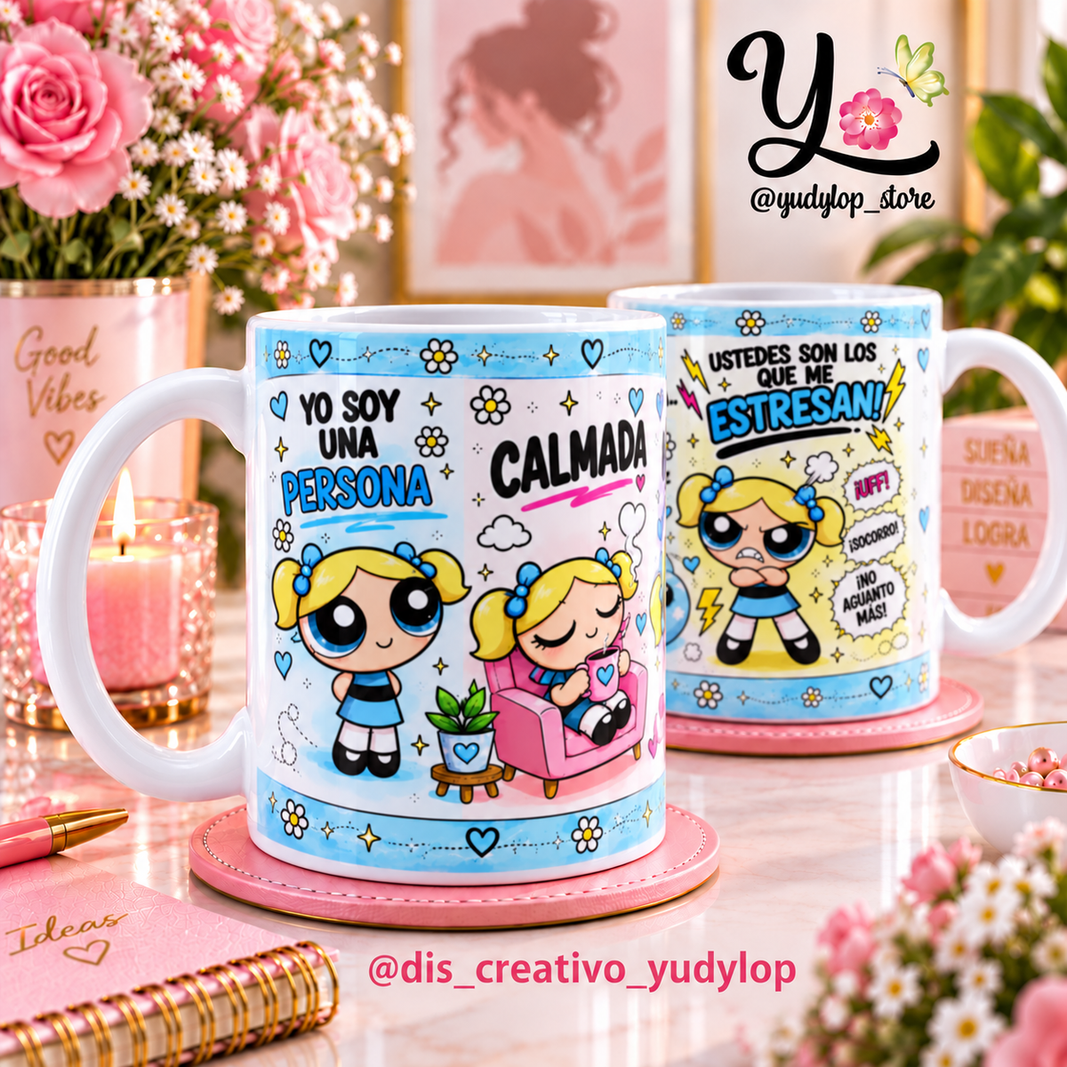 Producto digital para tazas Dulce y Calmada CHS