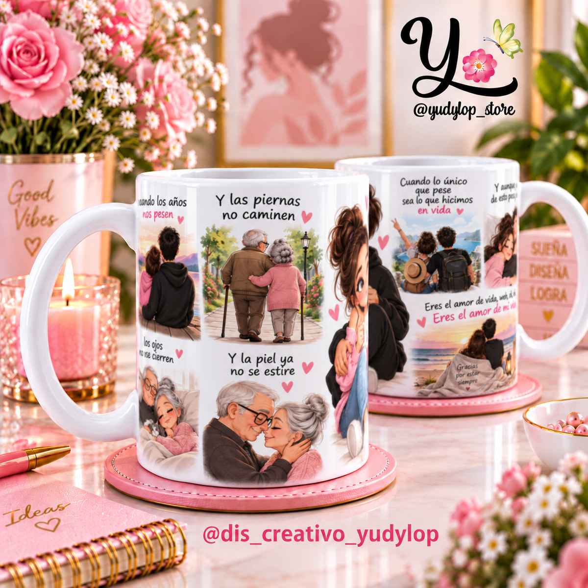 Plantilal Digital para Tazas de 110z canción "ADMV" de Maluma
