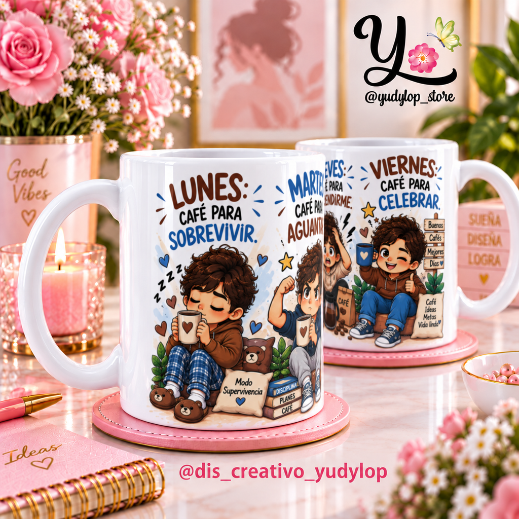 Plantilla Digital para tazas de 11oz