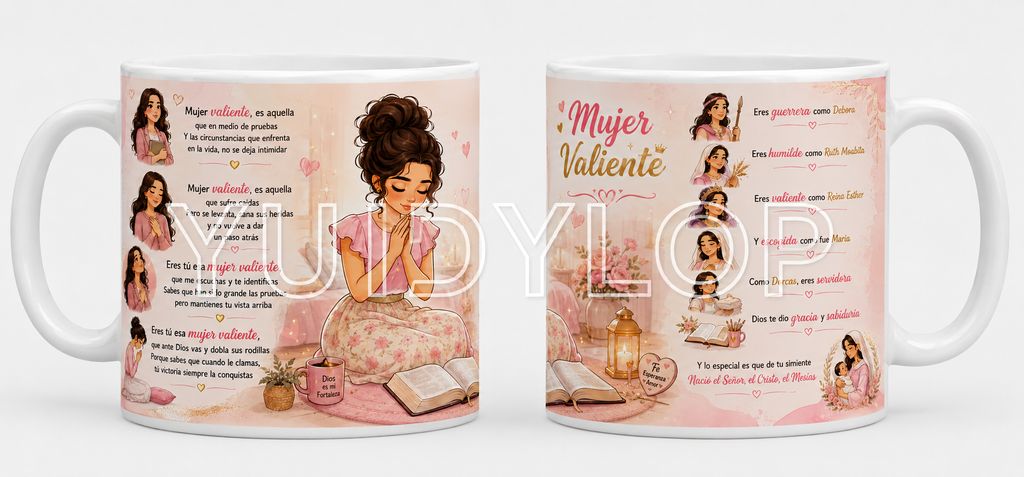 Plantillas de Diseño Canción "Mujer Valiente"