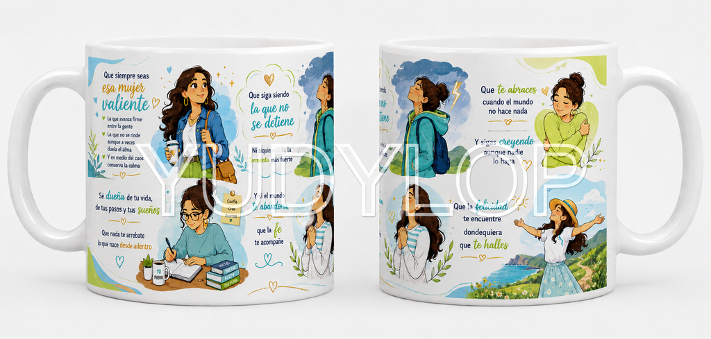 Plantillas de Diseño Canción "Mujer Valiente"