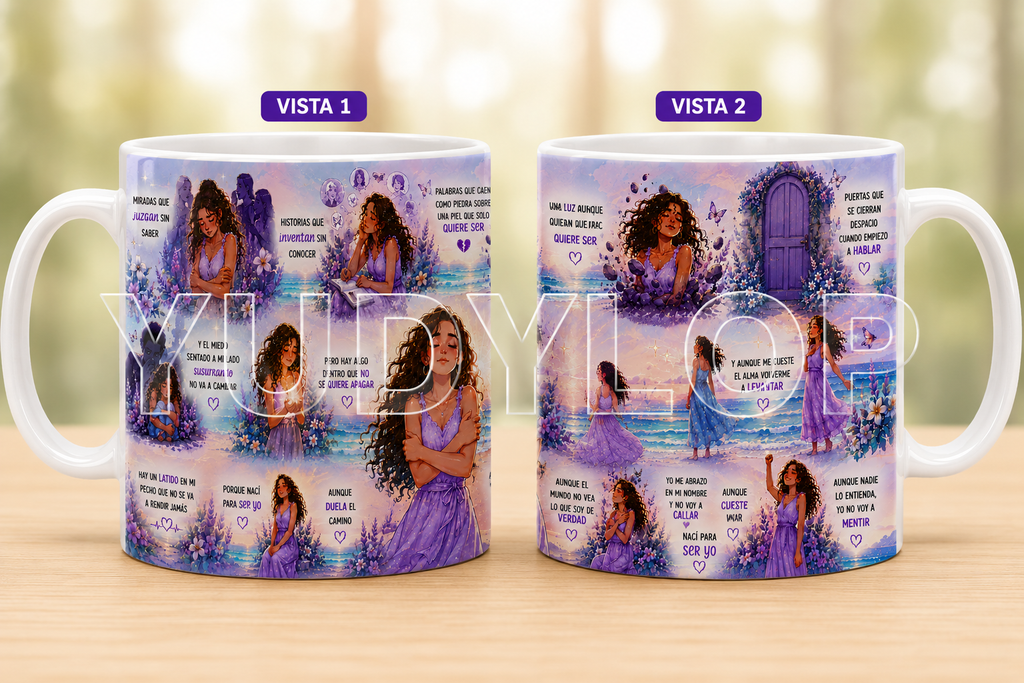 Plantillas para Tazas Canción "Nací para Ser Yo"  Lia Monroe