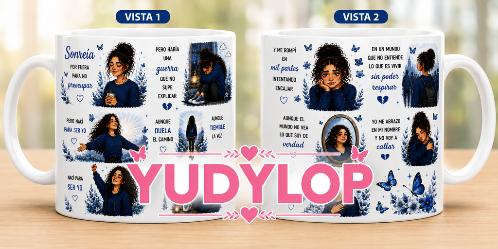 Plantillas para Tazas Canción "Nací para Ser Yo"  Lia Monroe
