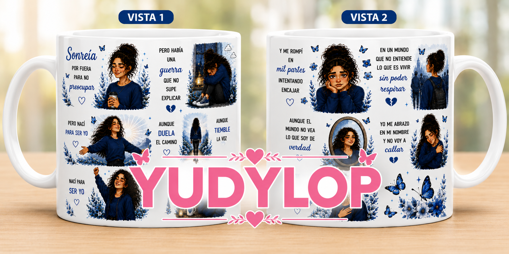Plantillas para Tazas Canción "Nací para Ser Yo"  Lia Monroe