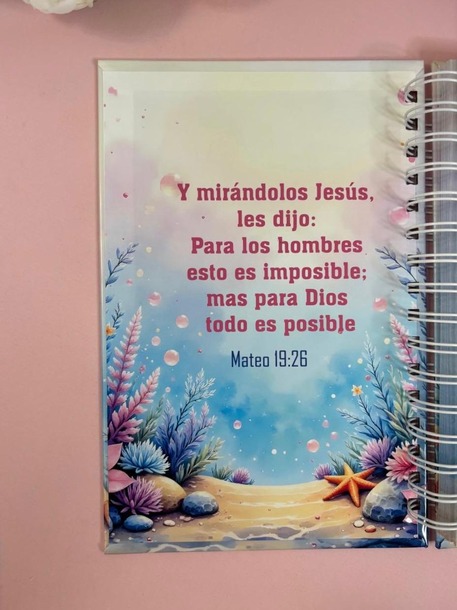 Libreta con Dios Todo Es Posible