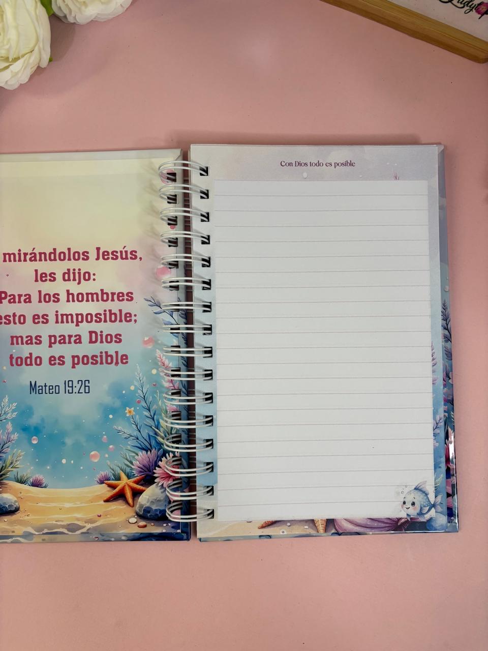 Libreta con Dios Todo Es Posible